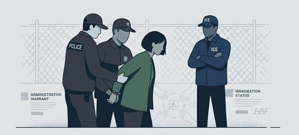 Family reviewing rights when ICE comes to your door